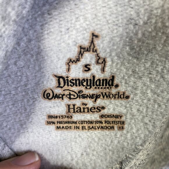 Disneyland Resort Hoodie Small Mickey Mouse Pullover Sweatshirt Two Side Disney - Picture 5 of 10